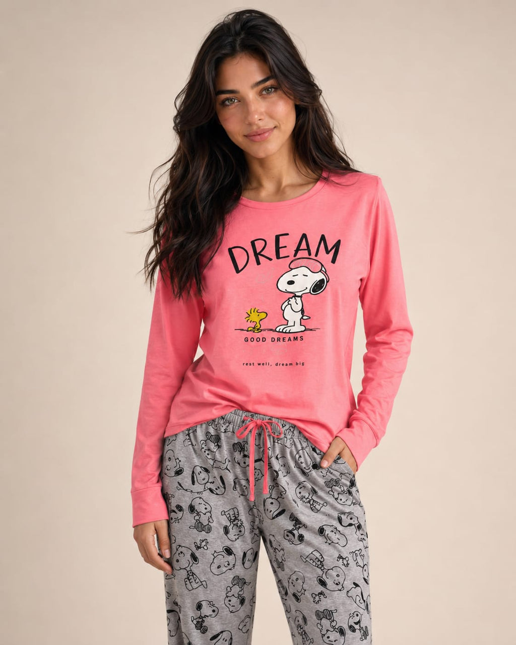 Snoopy Dream Salmón