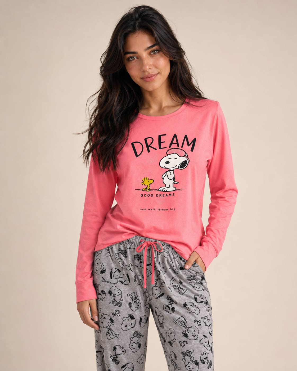 Snoopy Dream Salmón