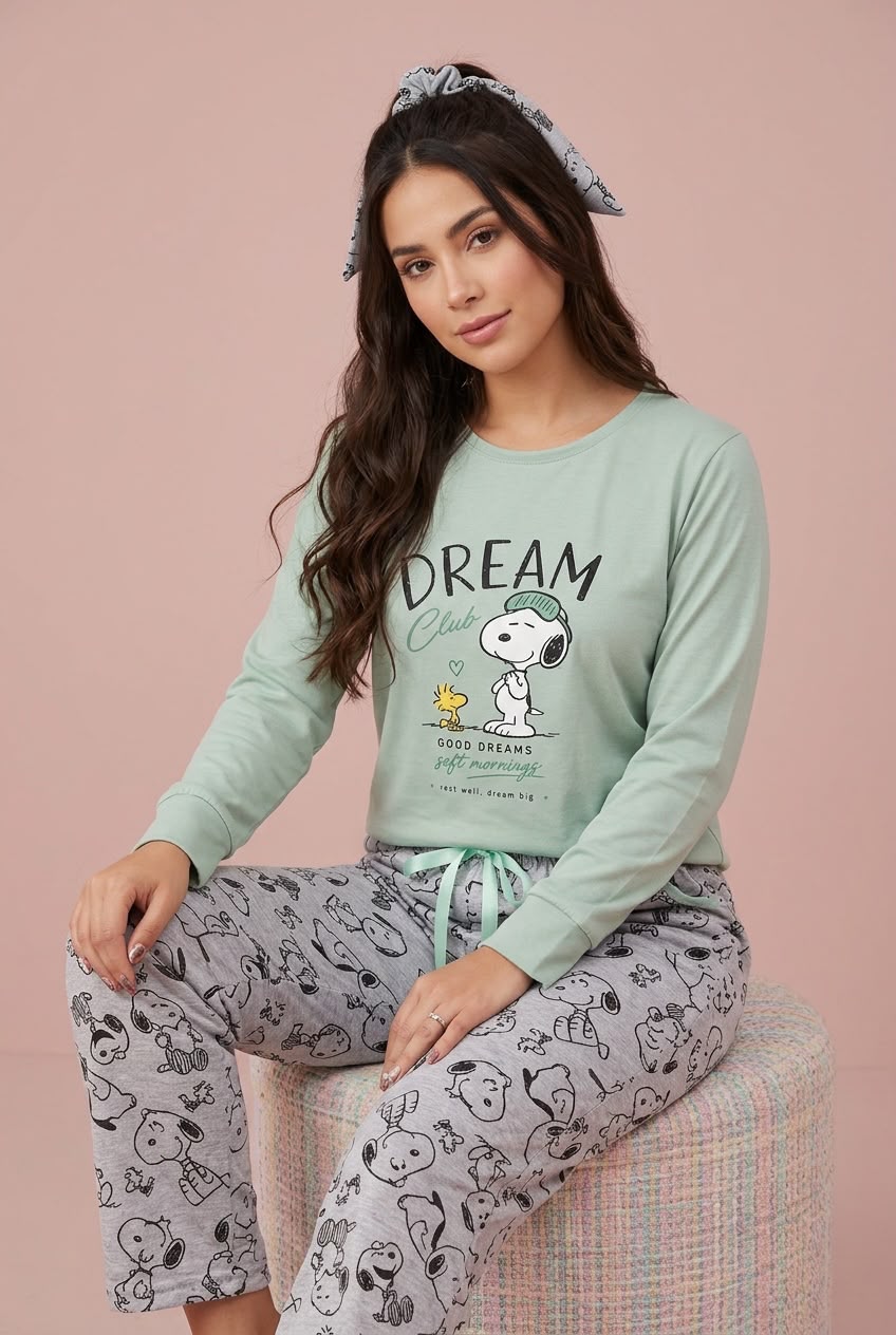 Snoopy Dream 🌙✨En algodón Perchado