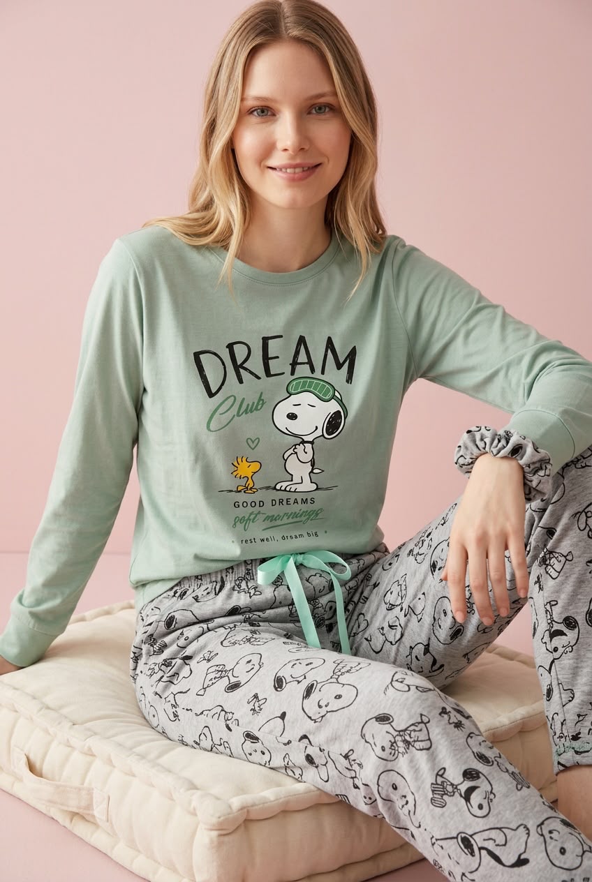 Snoopy Dream 🌙✨En algodón Perchado
